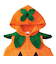 [70～90cm]ジャックランタンベスト オレンジ ハロウィン