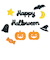 フェルトレターバナー　ハロウィン