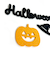 フェルトレターバナー　ハロウィン