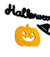 フェルトレターバナー　ハロウィン