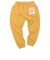 [キッズ]いつものパンツ10分丈　裏毛　ゆったりフィット　イエロー