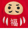 [80～90cm]だるまベスト レッド