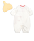 長袖ドレスオール　なりきり　帽子付　ほ乳びん