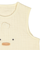 ベスト　ふんわり6重ガーゼ　クリーム