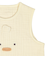 ベスト　ふんわり6重ガーゼ　クリーム