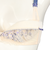 シルエットキレイノンワイヤーブラ花柄（授乳機能付） アイボリー