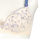 シルエットキレイノンワイヤーブラ花柄（授乳機能付） アイボリー