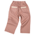 [ベビー]10分丈パンツ　ポケットレース　ピンク