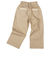 [キッズ]10分丈パンツ　ポケットレース　ベージュ