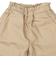 [キッズ]10分丈パンツ　ポケットレース　ベージュ