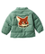 [ベビー]中綿ジャケット　モチーフ　グリーン