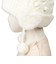 [48～54cm]ニット帽　ハートモチーフ オフホワイト