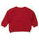 [ベビー]いつものトレーナー　裏毛素材　レッド