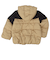 [キッズ]中綿ジャケット　切替 ベージュ