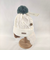 ニット帽　耳当て付き　裏ボア