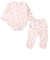 [ベビー]はじめての　長袖パジャマ　ロンパース　うさぎ ピンク