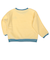 [キッズ]長袖　トレーナー　ワンポイント刺しゅう　イエロー
