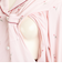 [両脇授乳口付]ママとお腹の赤ちゃんにやさしい長袖パジャマ　チューリップ　ピンク