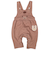 オーバーオール＋Tシャツセット　アニマル　ブラウン
