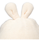 [36～46cm]ニット帽　アニマル　ホワイト