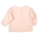 [ベビー]長袖　トレーナー　アップリケ刺しゅう　ピンク