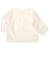 [ベビー]長袖　トレーナー　アップリケ刺しゅう　アイボリー