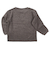 [キッズ]長袖　トレーナー　アップリケ刺しゅう　チャコールグレー
