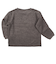 [キッズ]長袖　トレーナー　アップリケ刺しゅう　チャコールグレー