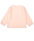 [キッズ]長袖　トレーナー　アップリケ刺しゅう　ピンク