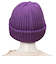 [48~54cm]ニット帽　ワンカラー　パープル