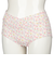 ショーツ　産後も使える仕様　ラクラク花柄 ピンク