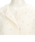 [授乳仕様]長袖パジャマ　ふんわりガーゼ　おはな イエロー