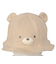[48～52cm]チューリップハット　クマ　ワッフル　ベージュ