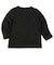[ベビー]いつものTシャツ　長袖　天竺素材　ブラック