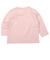 [ベビー]いつものTシャツ　長袖　天竺素材　ピンク