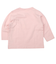 [ベビー]いつものTシャツ　長袖　天竺素材　ピンク