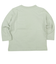[ベビー]いつものTシャツ　長袖　天竺素材　グリーン