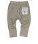 [ベビー]いつものパンツ10分丈 裏毛　レギュラー　柄 アイボリー