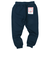 [キッズ]いつものパンツ10分丈 裏毛　ゆったりフィット ネイビー