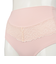 ショーツ産後　お腹をやさしく押さえる　ピンク