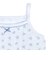 [キッズ]セットアップインナー　キャミソール　小花　サックス