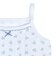 [キッズ]セットアップインナー　キャミソール　小花　サックス