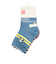 [ベビー]クルーソックス3足組　ぱんだ　ブルー