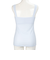 ママと赤ちゃんのためのさわやかリブタンクトップ　ブルー