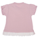 [ベビー]半袖Tシャツ　胸モチーフ　ピンク