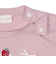 [ベビー]半袖Tシャツ　胸モチーフ　ピンク