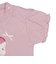 [ベビー]半袖Tシャツ　胸モチーフ　ピンク