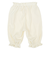 [ベビー]7分丈パンツ　花モチーフ　ジャガード　オフホワイト