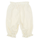 [ベビー]7分丈パンツ　花モチーフ　ジャガード　オフホワイト