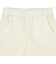 [キッズ]7分丈パンツ　花モチーフ　ジャガード　オフホワイト